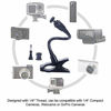 Picture of Smatree Adjustable Jaws Flex Clamp Mount 13.4inch Gooseneck Extension Compatible for Logitech Webcam C925e/C922x/C922/C930e/C930/C920/C615/ GoPro Hero 9/8/7/6/5/4/2018/ Arlo Ultra/Pro/Pro 2/Pro 3