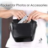 Picture of Fintie Carrying Case Compatible with Polaroid Originals OneStep+, Onestep 2 VF, Now I-Type Instant Film Camera - Premium Vegan Leather Travel Bag Soft Pouch w/Removable Strap & Pocket (Black)