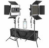 Picture of Neewer 2 Packs 660 LED Video Light with APP Control, Photography Video Lighting Kit with Light Stands, Dimmable 40W Bi-Color 3200K-5600K High CRI with Diffuser/Barndoor/Bag for Studio YouTube Shooting