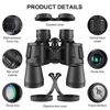 Picture of 20x50 High Power Military Binoculars, Compact HD Professional/Daily Waterproof Binoculars Telescope for Adults Bird Watching Travel Hunting Football-BAK4 Prism FMC Lens-with Case and Strap (20X50)
