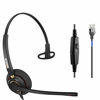 Picture of Arama Phone Headset RJ9 with Noise Cancelling Mic Compatible with Polycom VVX311 VVX410 VVX411 VVX500 Mitel 5320e Avaya 1408 1416 5410 ShoreTel 230 420 480 NEC Landline Phones (A800S)