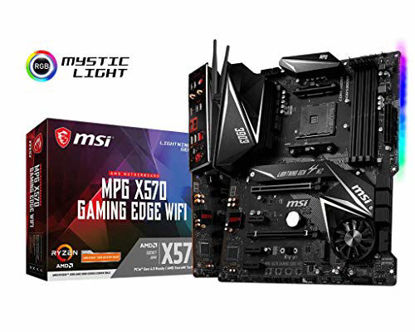 Picture of MSI MPG X570 GAMING EDGE WIFI Motherboard (AMD AM4, DDR4, PCIe 4.0, SATA 6Gb/s, M.2, USB 3.2 Gen 2, AC Wi-Fi 5, HDMI, ATX)