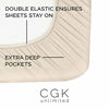 Picture of California King Size Sheet Set - 6 Piece Set - Hotel Luxury Bed Sheets - Extra Soft - Deep Pockets - Easy Fit - Breathable & Cooling - Wrinkle Free - Comfy - Yellow Bed Sheets - Cali Kings Sheets