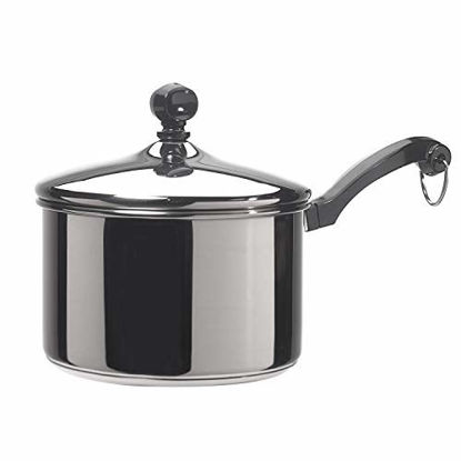 Picture of Farberware Classic Stainless Steel 2-Quart Covered Saucepan - - Silver