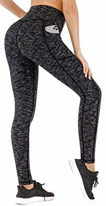Picture of Heathyoga Yoga Pants with Pockets for Women High Waisted Leggings with Pockets for Women Workout Leggings Tummy Control