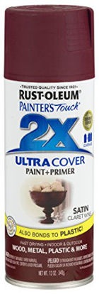 Picture of Rust-Oleum 249083-6 PK Painter's Touch 2X Ultra Cover, 6 Pack, Satin Claret Wine