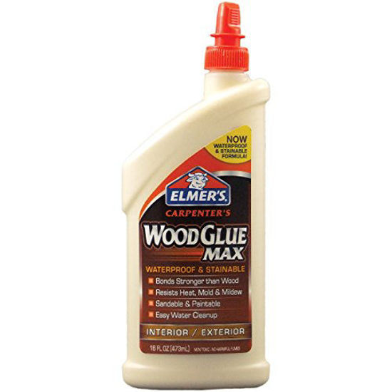 Picture of Elmer's E7310 Carpenter's Wood Glue Max, Interior/Exterior, 16 Ounces