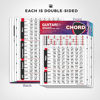 Picture of Guitar Chord Chart of Popular Chords | Scales | Triads | Tune, Reference for Beginners, Guitarists and Teachers, A Perfect Laminated Pocket Cheatsheets of Acoustic Electric Guitar  6-in x 8-in