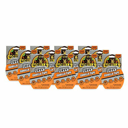 Picture of Gorilla Crystal Clear Duct Tape, 1.88" x 9 yd, Clear, (Pack of 12)