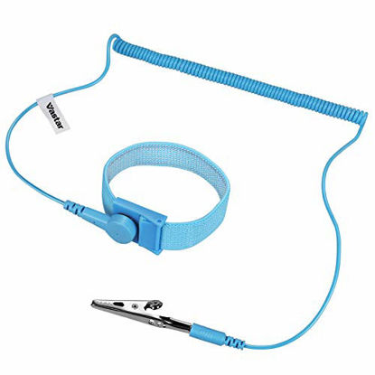 Picture of Vastar ESD Anti-Static Wrist Strap Components, Blue