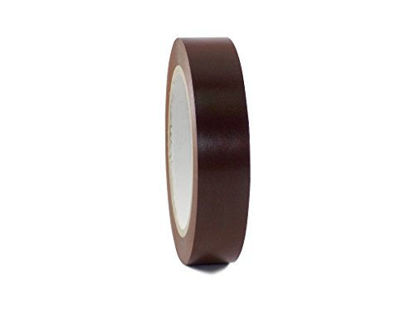 Picture of T.R.U. CVT-536 Brown Vinyl Pinstriping Dance Floor Tape: 1/2 in. Wide x 36 yds. Several Colors