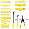 Picture of 19Pcs Trim Removal Tool,Car Panel Door Audio Trim Removal Tool Kit, Auto Clip Pliers Fastener Remover Pry Tool Set with Storage Bag