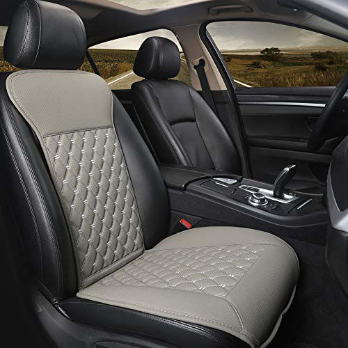 GetUSCart Black Panther Car Seat Cover,Breathable Universal PU Front Car Seat Protector, Non