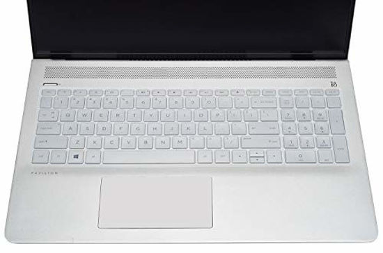 Picture of Keyboard ProtectorSkin Cover Compatible HP Pavilion 15.6" 2018 New Series,HP Pavilion x360 15-BR075NR,HP Pavilion 15-BS 15-BW 15-CC 15-CB 15-CD,HP ENVY x360 15M-BP 15M-BQ,17.3"HP ENVY 17M 17-BS(Clear)