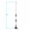 Picture of Bingfu Dual Band VHF UHF 136-174MHz 400-470MHz Ham Radio Antenna Handheld Two Way Radio Magnetic Base SMA Male Antenna for Ham Radio BaoFeng UV-3R Icom Yaesu Vertex Standard Horizon Marine VHF Radio