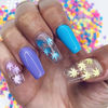 Picture of Chunky Cosmetic Glitter  Festival Rave Beauty Makeup Face Body Nail  (Rainbow Cannabis Leaf)