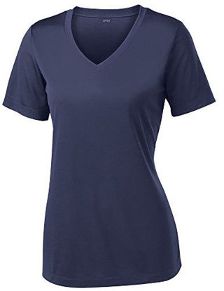 Picture of Opna Women's Short Sleeve Moisture Wicking Athletic Shirt, XX-Large, Navy