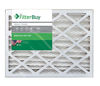Picture of FilterBuy 16x32x2 MERV 8 Pleated AC Furnace Air Filter, (Pack of 6 Filters), 16x32x2 - Silver