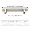 Picture of 25 Pack | Cabinet Handles Brushed Nickel Round Bar Cabinet Pulls 5in Hole Center homdiy - HD201SN Stainless Steel Drawer Pulls Kitchen Cabinet Handles Cupboard Handles 25 Pack
