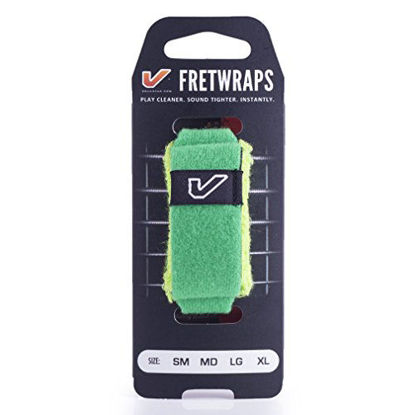 Picture of Gruv Gear FretWraps HD 'Leaf' String Muter 1-Pack (Green, Large) (FW-1PK-GRN-LG)