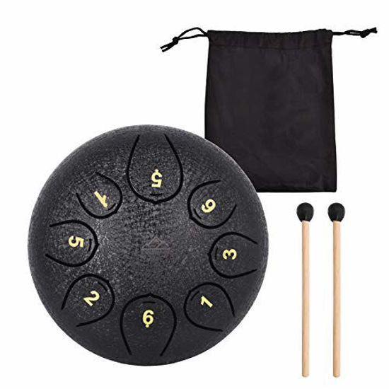 GetUSCart- EastRock Panda Drum Steel Tongue Drum, 8 Notes 6 Inch