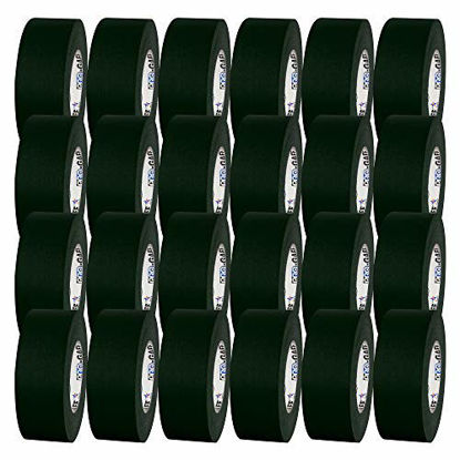 Picture of 2" Pro Gaff Gaffers Tape 55 yards length green matte. Premium Heavy-Duty Gaffers Tape trusted by professional Gaffers. Made in the USA. Holds Tight, Easy to remove. (Pack of 24)