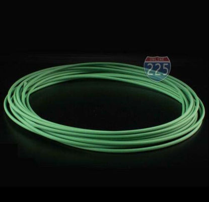 Picture of 225FWY 10 FT 1/8" 3mm Polyolefin Green Heat Shrink Tubing 2:1 Ratio