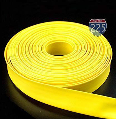 Picture of 25 FT 3/8" 9mm Polyolefin Yellow Heat Shrink Tubing 2:1 Ratio