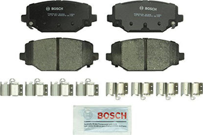 Picture of Bosch BC1596 QuietCast Premium Ceramic Disc Brake Pad Set For Select Chrysler Town & Country; Dodge Grand Caravan, Journey; Ram C/V; Volkswagen Routan; Rear