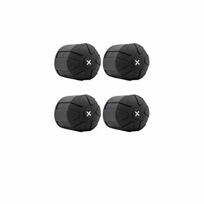 Picture of KUVRD Universal Lens Cap 2.0 - Fits 99% DSLR Lenses, Element Proof, Lifetime Coverage, Micro, 4-Pack