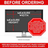 Picture of SightPro 20 Inch Computer Privacy Screen Filter for 16:9 Widescreen Monitor - Privacy and Anti-Glare Protector