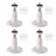 Picture of EEEKit 4 Pack Metal Wall Mount Outdoor/Indoor Compatible with Arlo/Arlo Pro/Pro 2/Arlo Ultra/Arlo Go Security Camera, 360 Degree Adjustable Ceiling Mount for Reolink RLC-410/Argus/Argus 2 (White)