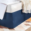 Picture of AmazonBasics Pleated Bed Skirt - Twin, Navy Blue