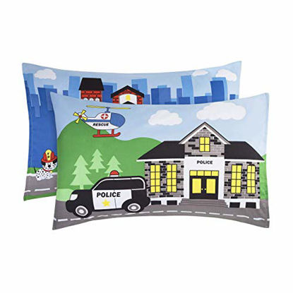 Picture of EVERYDAY KIDS Rescue 2 Pack Pillowcase Set - Soft Microfiber, Breathable and Hypoallergenic Pillowcase Set