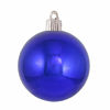 Picture of [8 Pack] Christmas by Krebs Shiny Azure Blue 3 1/4" (80mm) Shatterproof Plastic Water UV-Resistant Ball Ornaments