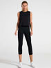 Picture of Dragon Fit High Waist Yoga Leggings with 3 Pockets,Tummy Control Workout Running 4 Way Stretch Yoga Pants (Small, Capri-Black)
