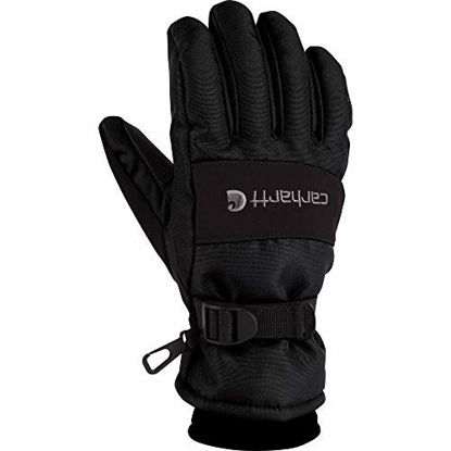 Picture of Carhartt Men's WP Waterproof Insulated Glove, Black, Medium