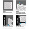 Picture of Aerostar 12x14x1 MERV 8, Pleated Air Filter, 12x14x1, Box of 6, Made in The USA