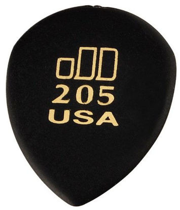 Picture of Dunlop 477R205 JD Jazztones, Black, Pointed Tip, 36/Bag