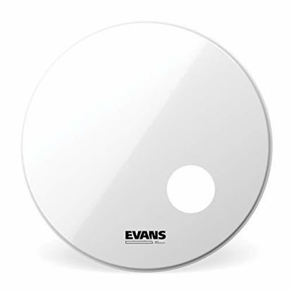 Picture of Evans EQ3 Resonant Smooth White Bass Drum Head, 20 Inch