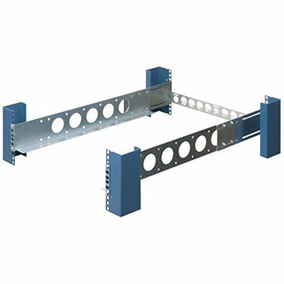 Picture of RackSolutions 2U 4-Post Universal Rack Mount Rail Kit with Cable Management Bar for All Servers - Dell HP IBM Lenovo Compatible