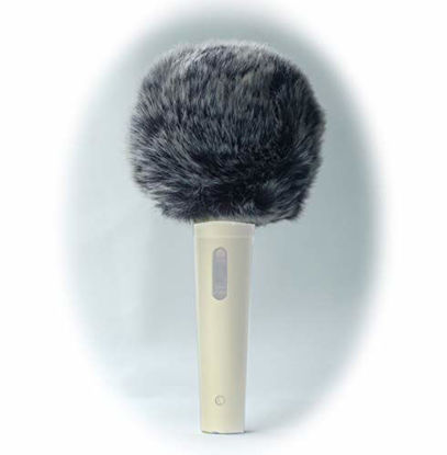 Picture of Stage Wireless Karaoke Handheld Dynamic Vocal Microphone Wind Cover Furry Windscreen Compatible For Shure SM58 Beta 58 87A Pg58 PgA48LC KSM9 SM86 AKG C5 C7 C535EB SENNHEISER E935 E822S E945 E822S XS1