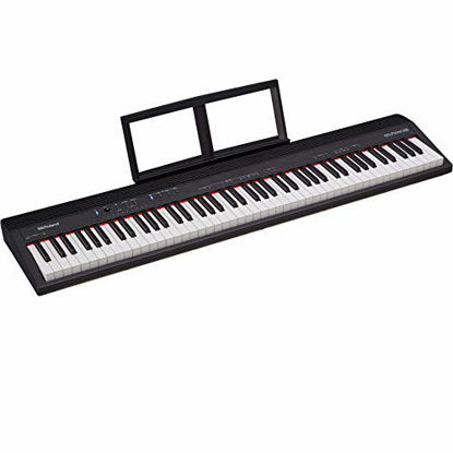 Picture of Roland GO:PIANO 88-Key Full Size Portable Digital Piano Keyboard with Onboard Bluetooth Speakers (GO-88P)