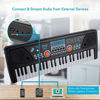 Picture of Digital Electronic Musical Keyboard - Kids Learning Keyboard 49 Keys Portable Electric Piano & Electric Keyboard Piano for Kids-Portable 49 Key Electronic Musical Karaoke Keyboard
