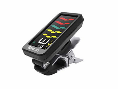 Picture of KLIQ ProTuner - Professional Clip-On Tuner for All Instruments (with flat tuning)- with Guitar, Ukulele, Bass & Chromatic Tuning Modes (also for Mandolin and Banjo)