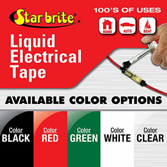 GetUSCart Star Brite Liquid Electrical Tape 4 Oz Can With Applicator