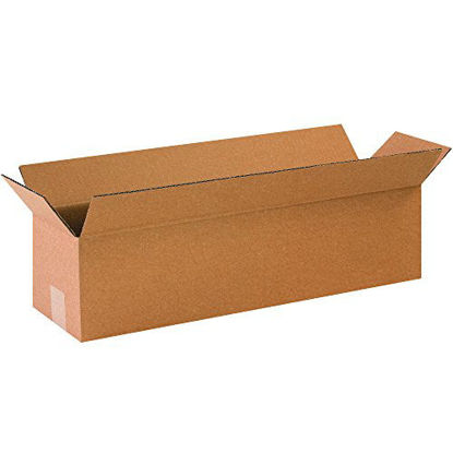 Picture of Partners Brand P2466 Long Corrugated Boxes, 24"L x 6"W x 6"H, Kraft (Pack of 25)
