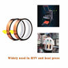 Picture of 2 Rolls 13mm X 33m 108ft Heat Vinyl Press Tape,Heat Resistant Sublimation Tape for Heat Transfer,High Temperature Tape for Electronics Masking,Soldering, Protecting Circuit Board