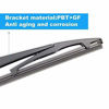 Picture of Rear Wiper Blade,ASLAM 16A Rear Windshield Wiper Blades Type-E for Original Equipment Replacement,Exact Fit(Pack of 2)