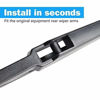 Picture of Rear Wiper Blade,ASLAM 16A Rear Windshield Wiper Blades Type-E for Original Equipment Replacement,Exact Fit(Pack of 2)